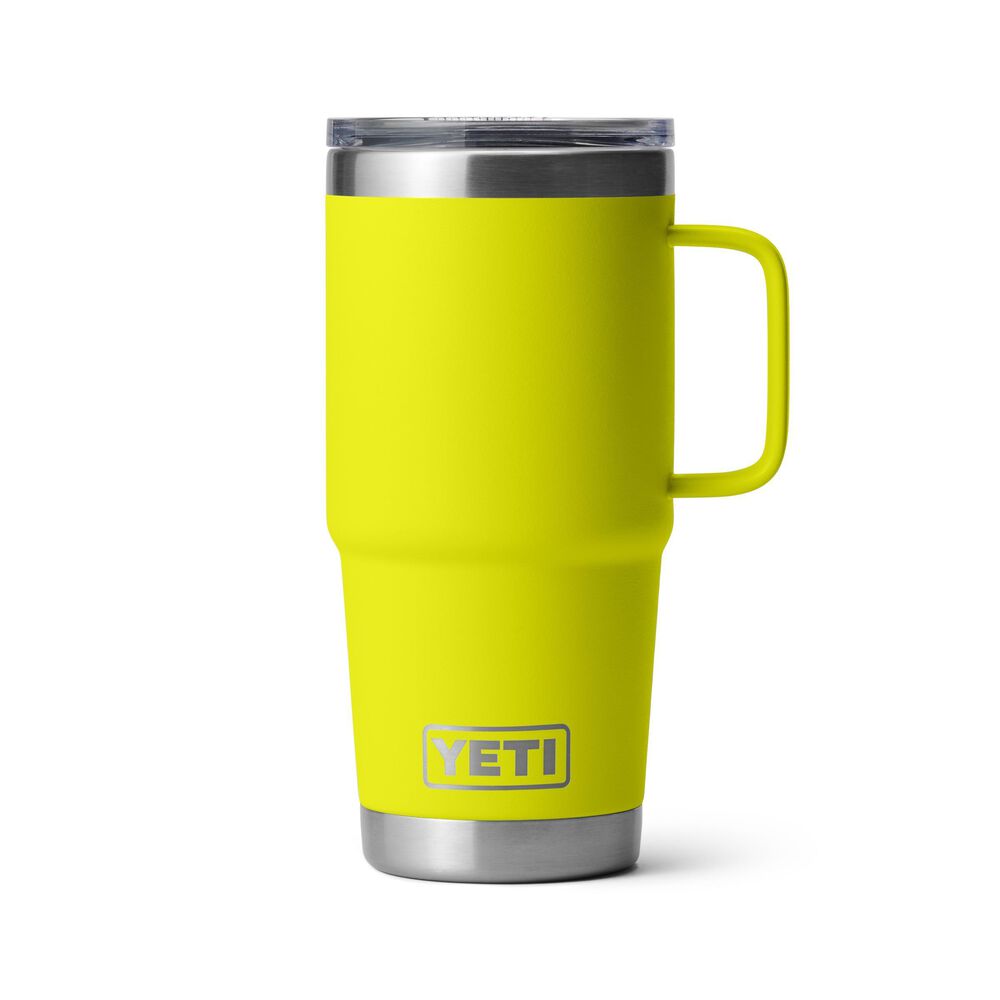 YETI Rambler 20 oz Travel Mug Firefly Yellow, , large