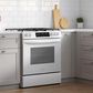 Frigidaire 30" Slide-In Front Control Gas Range with Quick Boil in White, , large
