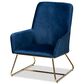 Baxton Studio Sennet Arm Chair in Navy Blue, , large