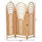 Baxton Studio Golda Natural Rattan Room Divider in Natural Brown, , large