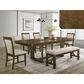Crown Mark Broadmoor Dining Bench in Brown, , large