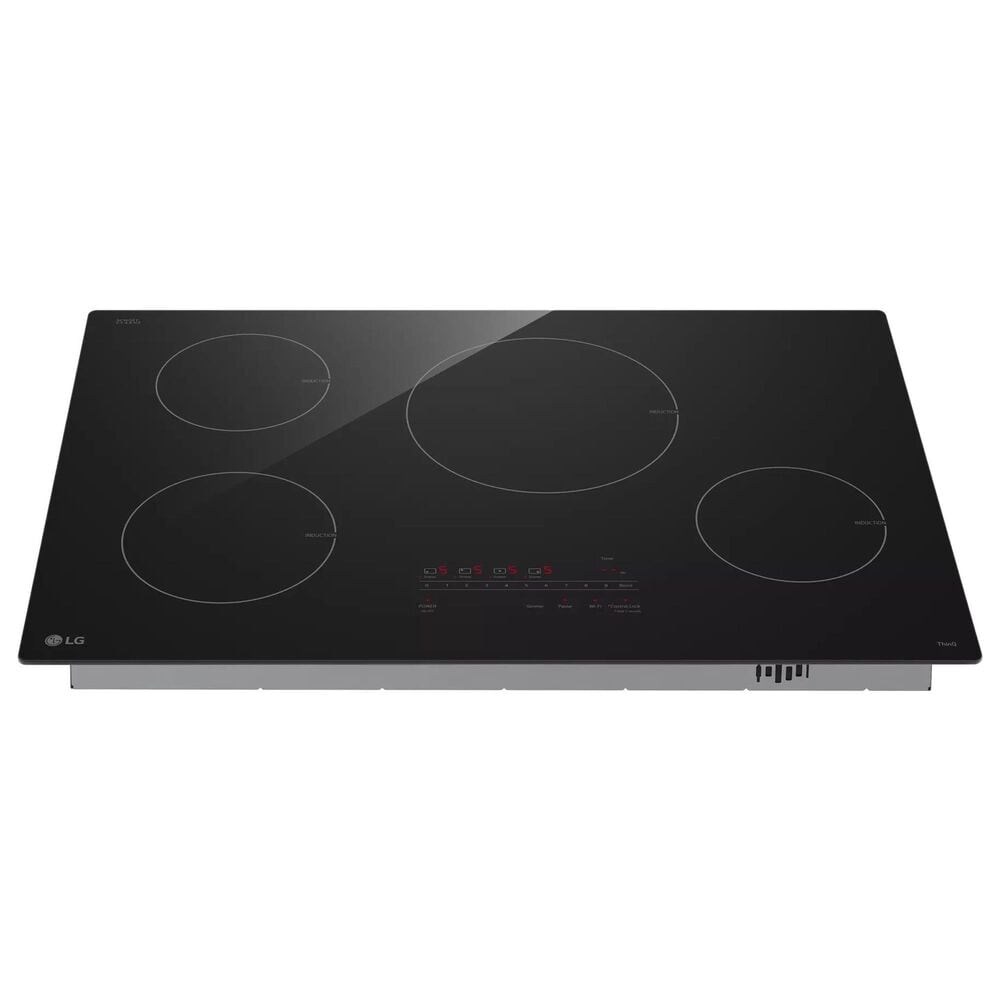 LG 30&quot; Smart Induction Electric Cooktop with UltraHeat 4.3kW Element in Black, , large