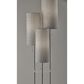 Adesso Trio Shelf Floor Lamp in Brushed Steel, , large