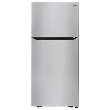 LG 20 Cu. Ft. Top Freezer Refrigerator Reversible Door with Ice Maker in Stainless Steel, , large