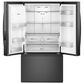 Whirlpool 29.58 Cu. Ft. French Door Refrigerator with In-Door Water and Ice Maker in Fingerprint Resistant Black Stainless Steel, , large