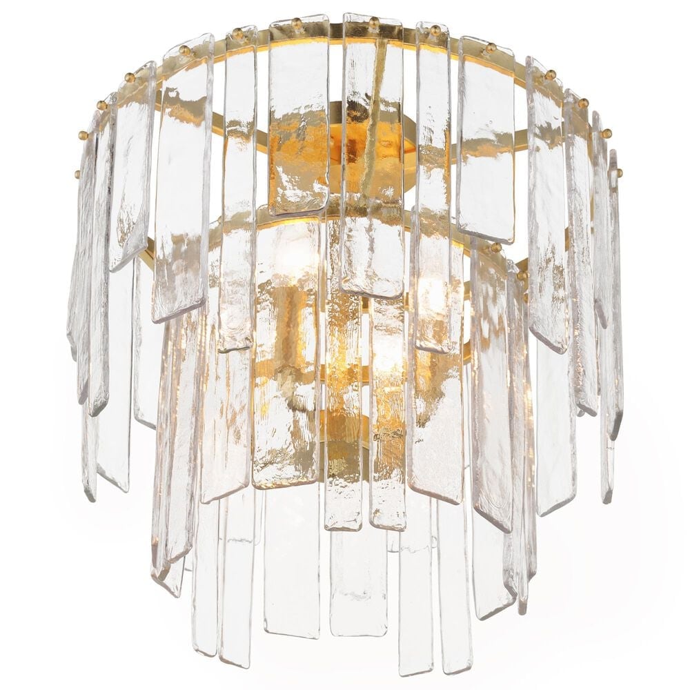 Maxim Lighting Warren 4-Light Semi-Flush in Gold Leaf, , large