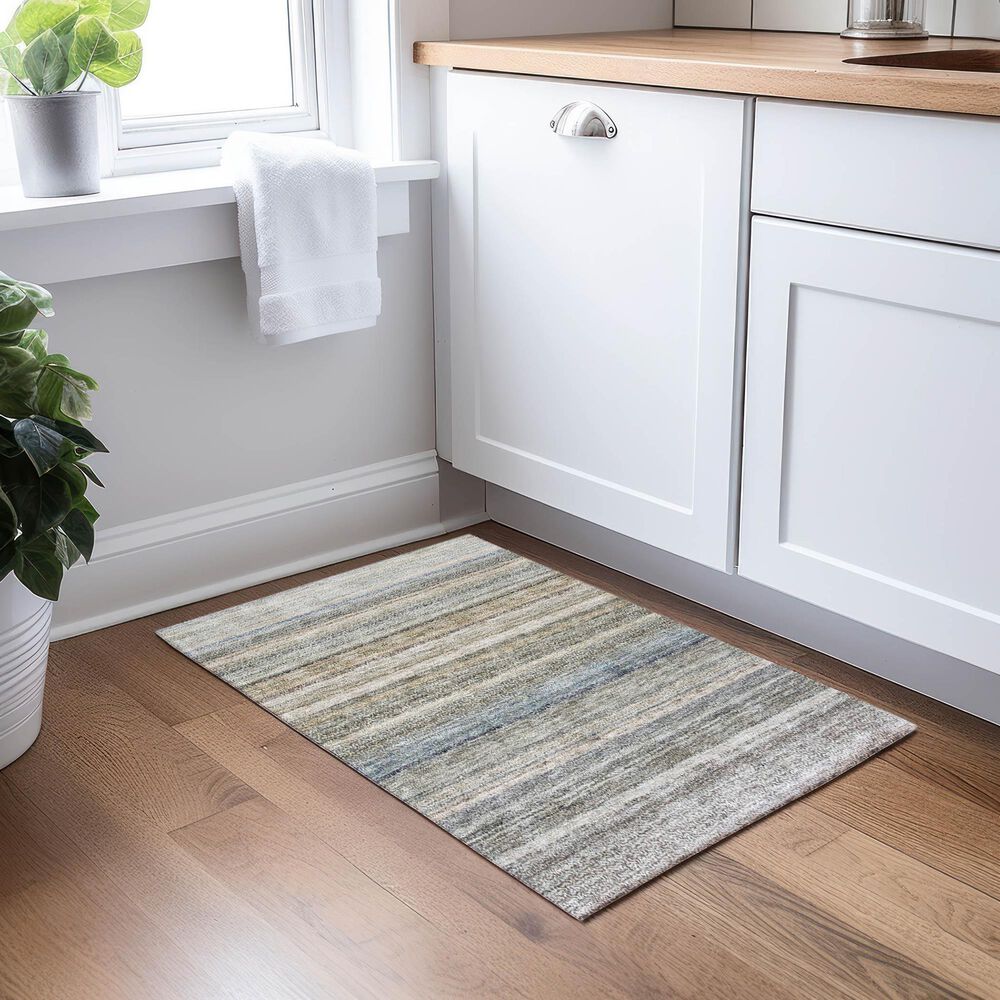 Dalyn Rug Company Burano BU5 1&#39;8&quot; x 2&#39;6&quot; Taupe Indoor/Outdoor Area Rug, , large