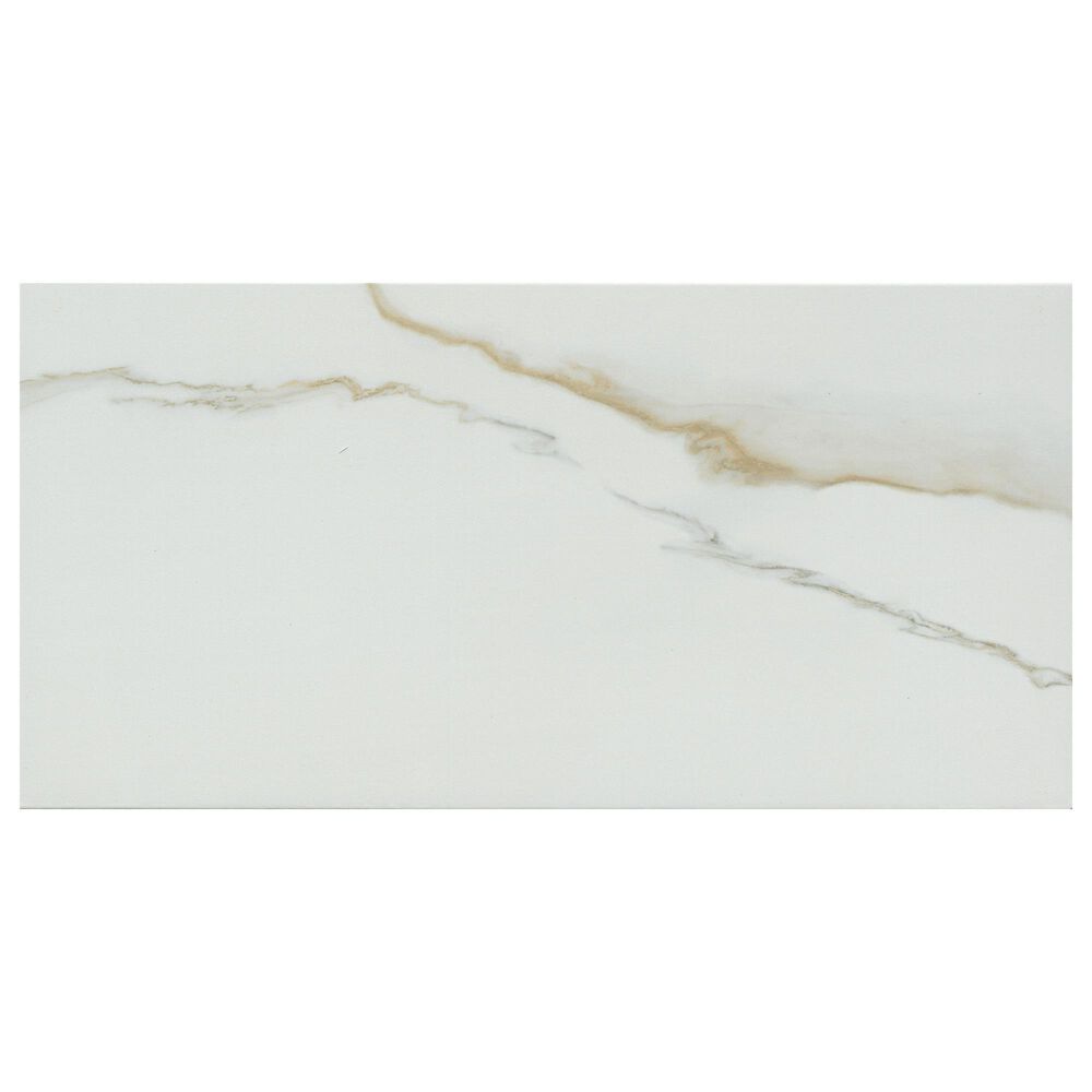 Emser Lamarble White 12&quot; x 24&quot; Ceramic Tile, , large