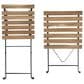 Timberlake 3-Piece Patio Folding Bistro Set in Brown and Black, , large