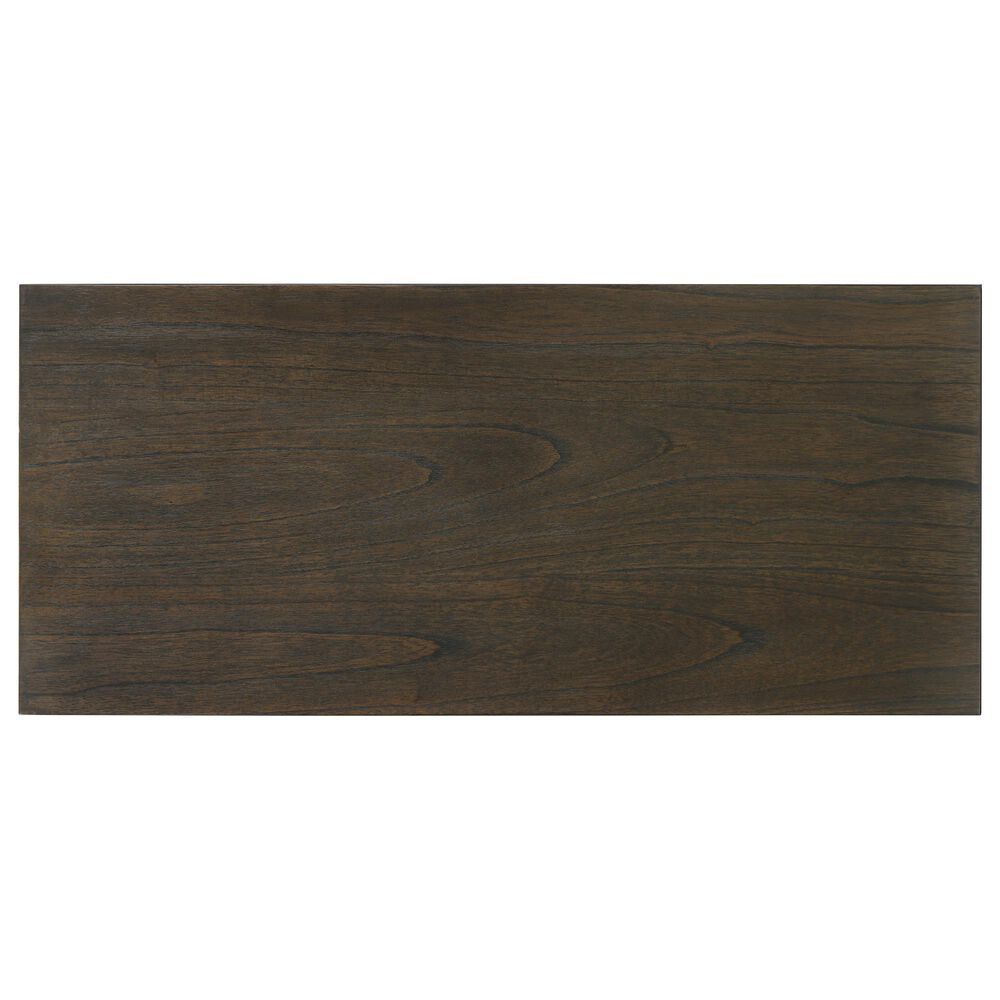 HOMLUX 88"W Rectangle Dining Table with Extension Leaf Modern in Vintage/Dark Walnut, , large