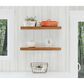 NextWall Wood Panel 216" x 20.5" Peel and Stick Wallpaper in Alabaster, , large