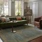 Magnolia Home Mona Aqua and Wheat 10" x 14" Area Rug, , large