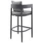 Blue River Argiope 5-Piece Patio Bar Set in Dark Grey, , large