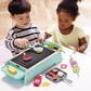 Hape Toys Sizzling Griddle and Grill BBQ Set in Blue and Pink, , large