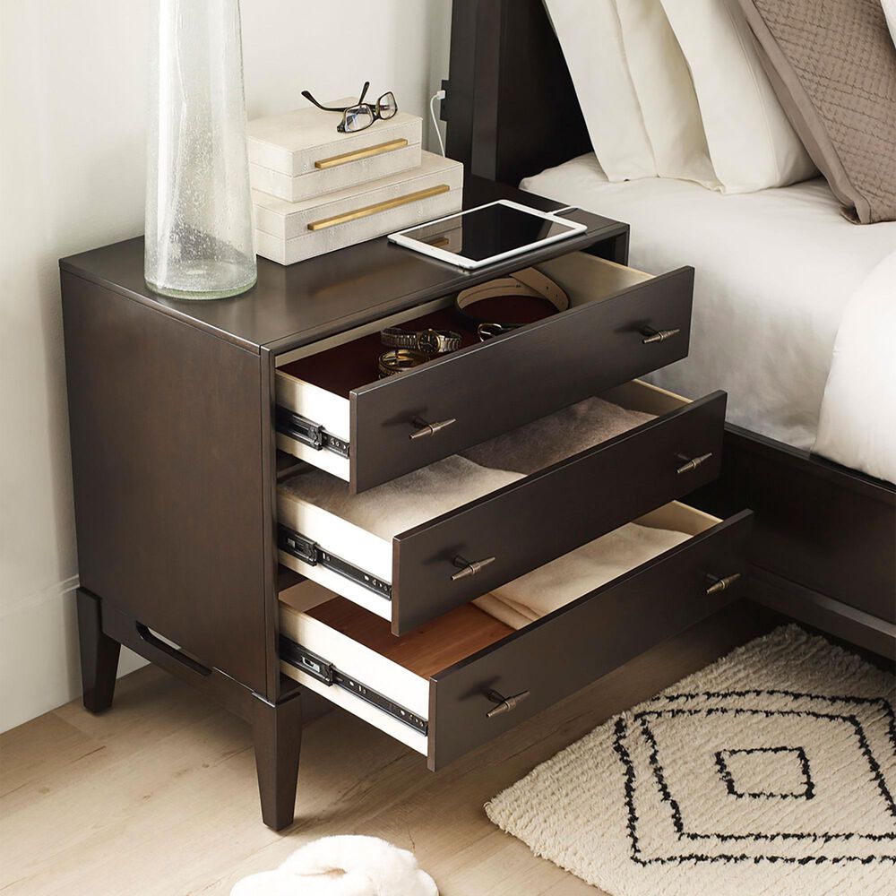 Riva Ridge Sutton 3-Drawer Nightstand in French Roast, , large