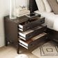 Riva Ridge Sutton 3-Drawer Nightstand in French Roast, , large