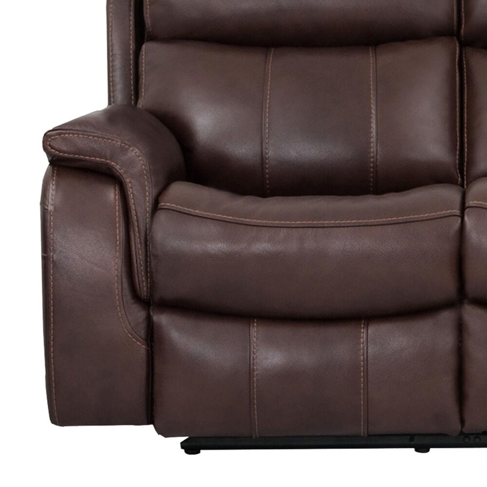 Oxford Furniture Manual Reclining Sofa in Brazil Cocoa, , large