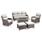 Sunwell Garden 6-Piece Fire Pit Set in Beige, , large