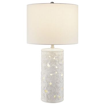Lite Source Flora Table Lamp in White, , large