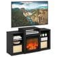 HOMLUX 53" TV Stand with Electric Fireplace in Americano, , large