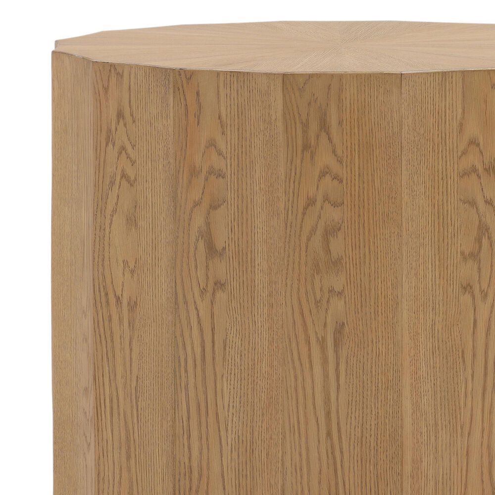 Blue Sun Designs Tamsin End Table in Natural Oak, , large