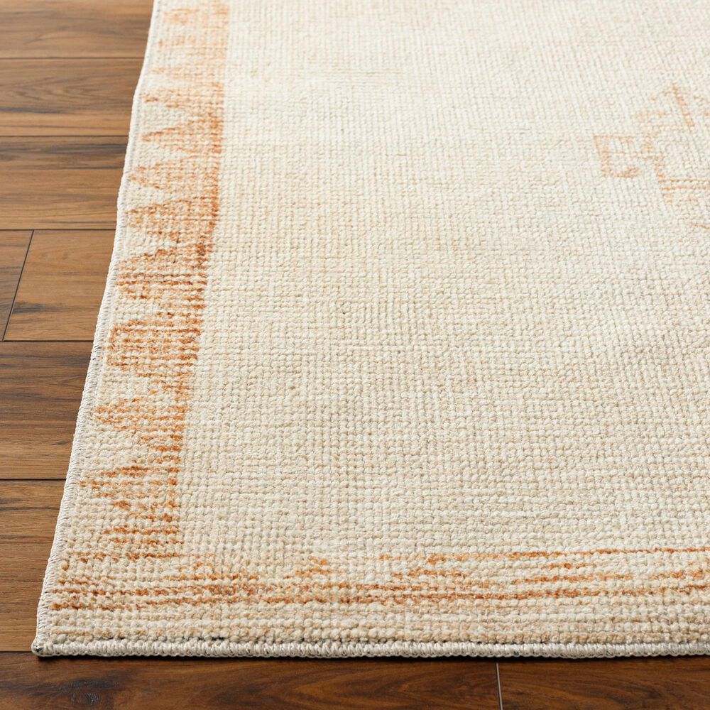 Surya Solana 2&#39;2&quot; x 3&#39;9&quot; Ivory and Burnt Orange Area Rug, , large