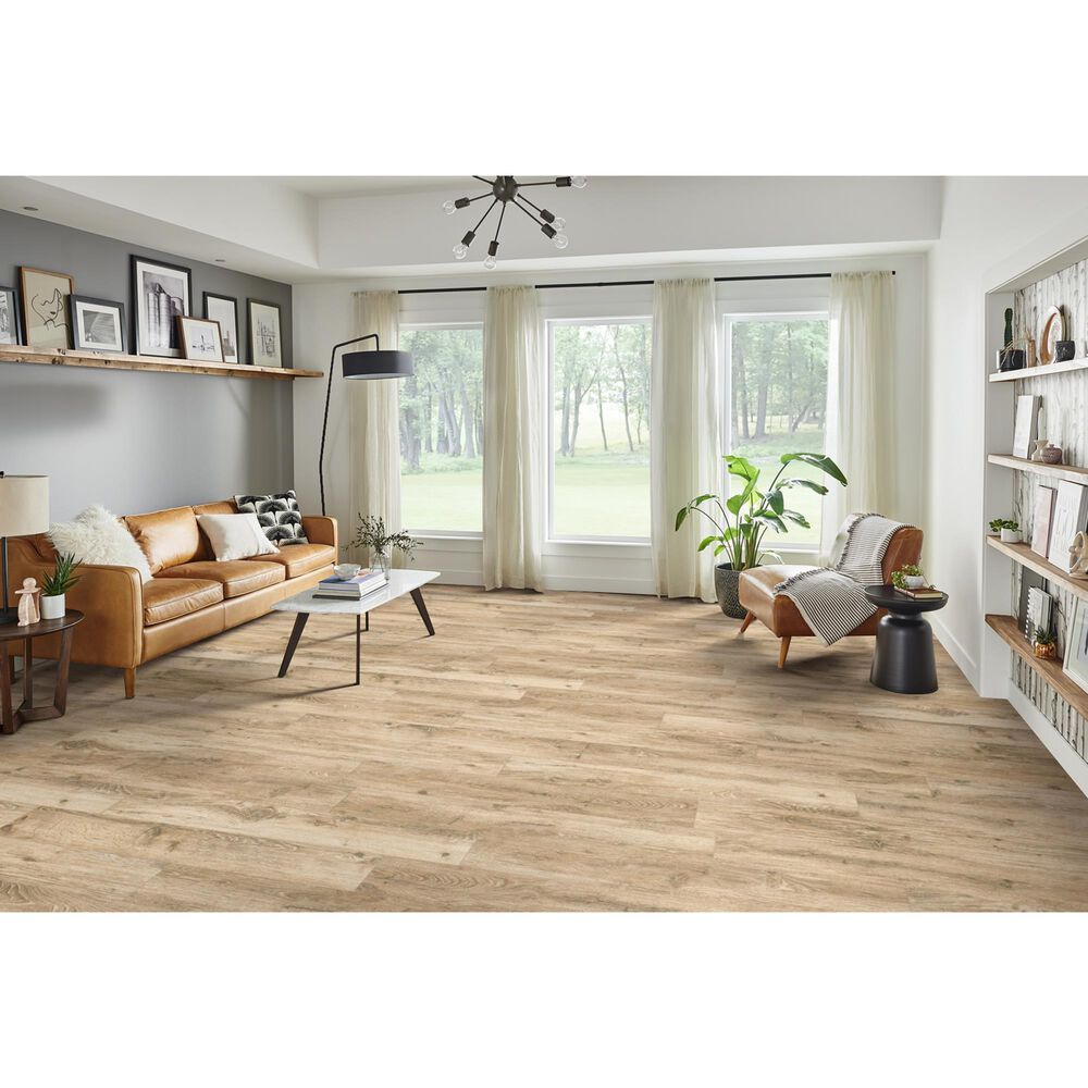 Mannington Adura Pro Loose Lay Scandinavian Oak Pecan 7.25" x 48" Luxury Vinyl Plank, , large