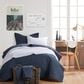 Levtex Tobago 3-Piece Stripe Full/Queen Quilt Set in Blue and White, , large