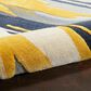 Nourison Prismatic 7"9" x 9"9" Grey and Gold Area Rug, , large