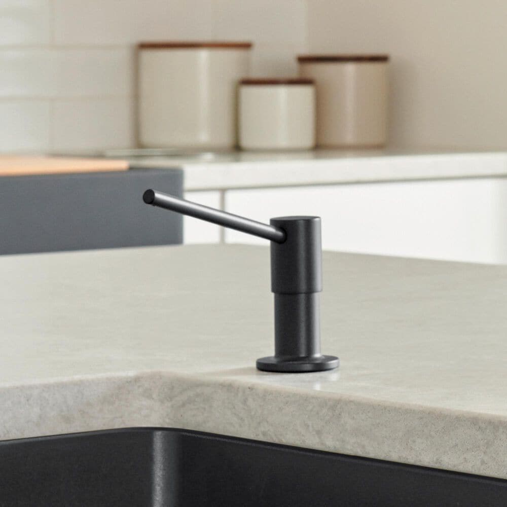 Blanco Torre Soap Dispenser in Coal Black, , large