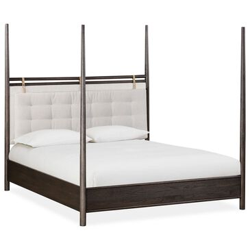 Urban Home Rockport Yin King Poster Bed in Yin Brown, , large