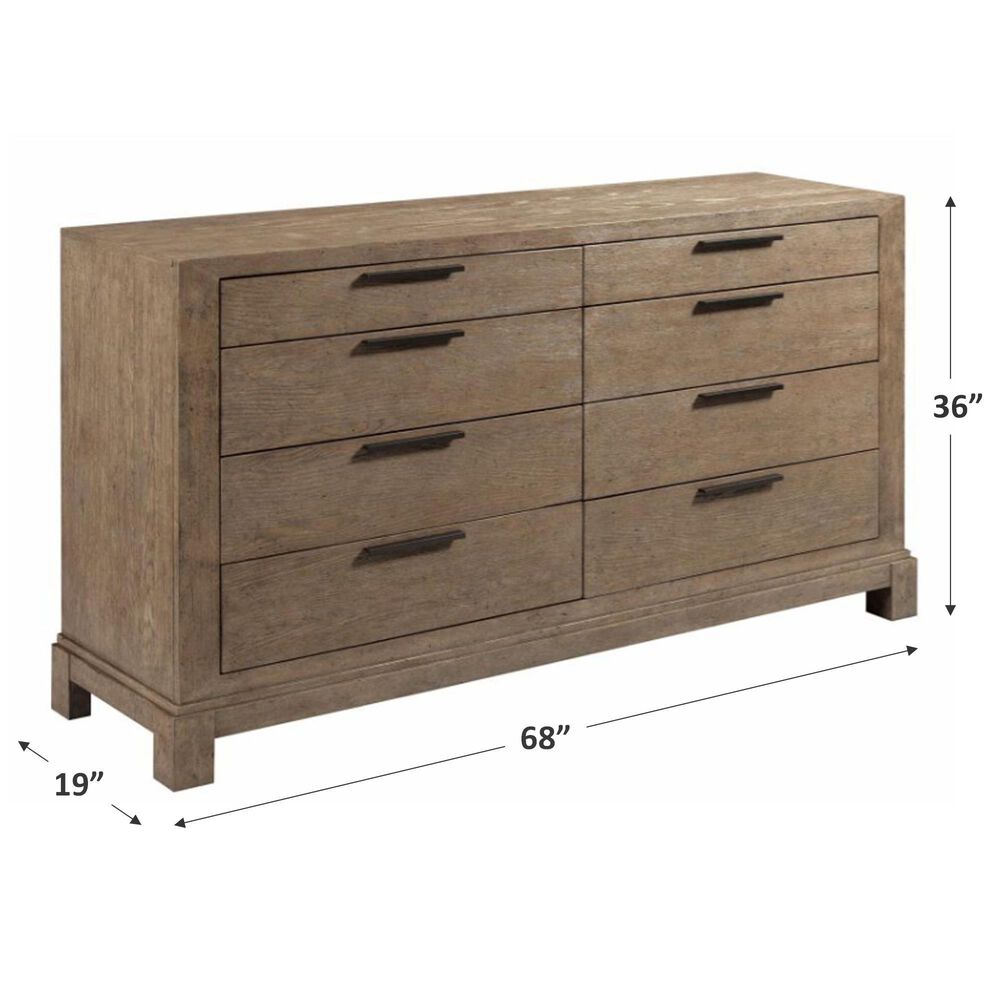 American Drew Skyline Sutton Dresser in Smoke Gray, , large