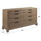 American Drew Skyline Sutton Dresser in Smoke Gray, , large