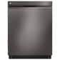 LG 24" Front Control Dishwasher with QuadWash in Black Stainless Steel, , large