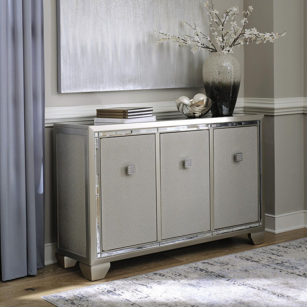 Ashley Chaseton Accent Cabinet in Champagne, , large