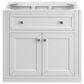 James Martin Vanities Chicago 30" Single Bathroom Vanity in Glossy White with 3 cm Lime Delight Quartz Top and Rectangular Sink, , large