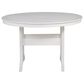 Ashley Crescent Luxe Round Dining Table in White, , large