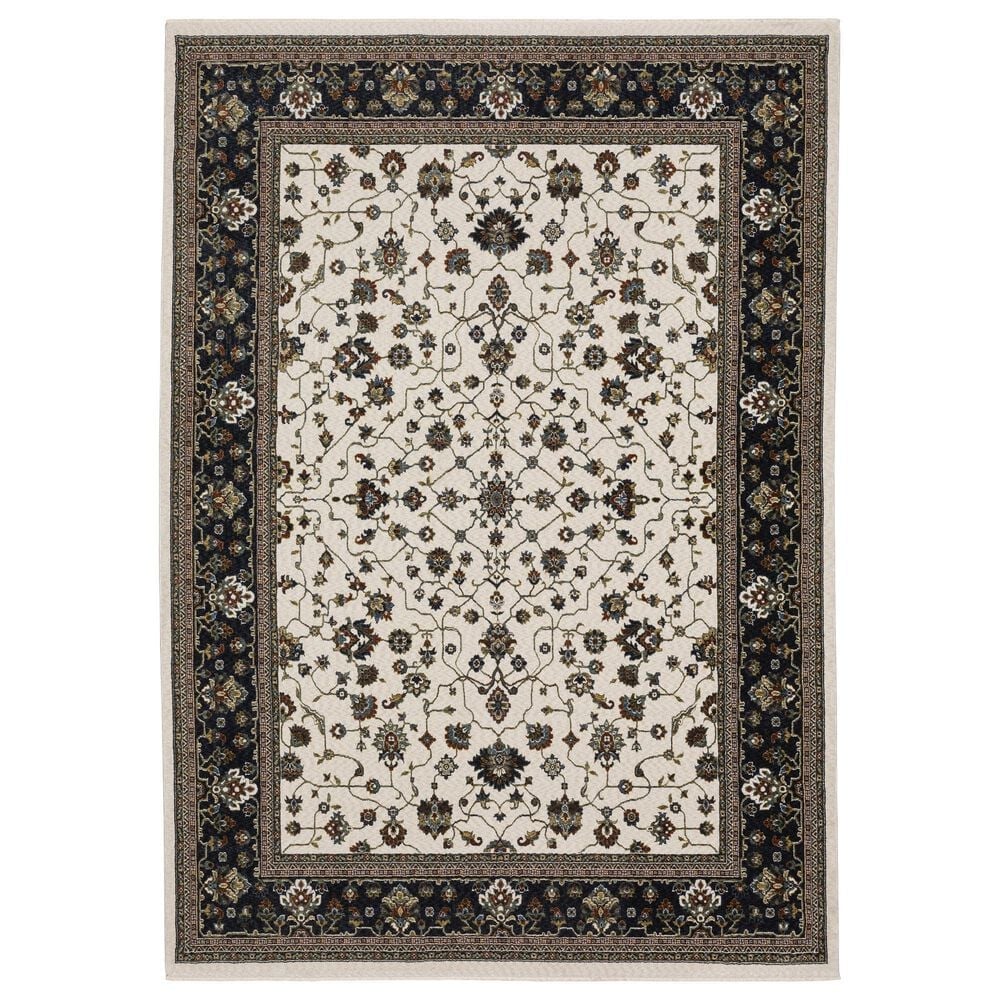 Oriental Weavers Vivian VI02B Ivory 7"10" x 10"10" Area Rug, , large