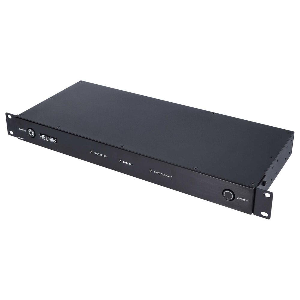 Helios 8-Outlet Rack Mountable Surge Protector in Black, , large