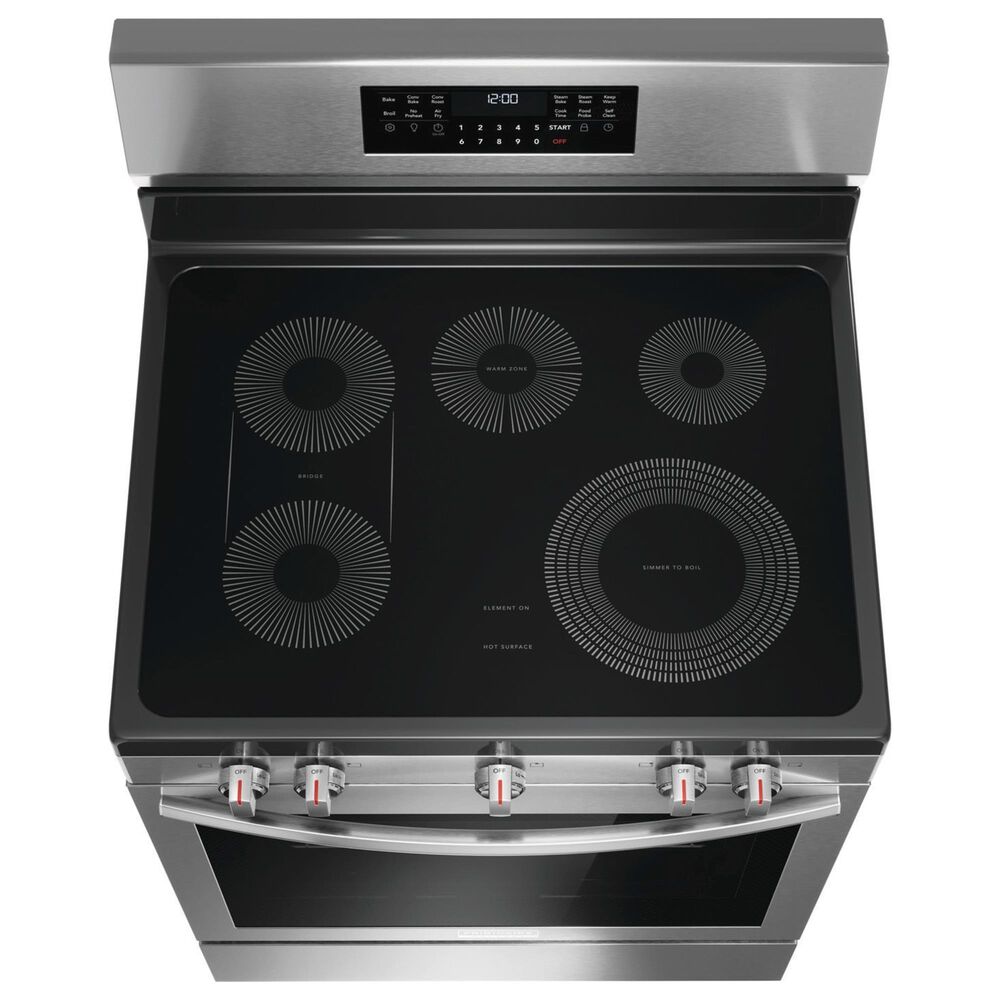 Frigidaire Gallery 30&quot; Rear Control Electric Range with Total Convection in Stainless Steel, , large