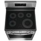 Frigidaire Gallery 30" Rear Control Electric Range with Total Convection in Stainless Steel, , large