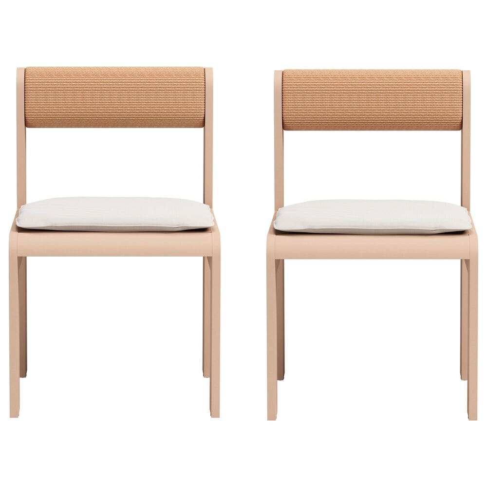 Zuo Modern Island Side Chair in White &#40;Set of 2&#41;, , large