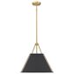 Golden Lighting Ranik 1-Light Pendant in Brushed Champagne Bronze, , large