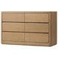 Eastern Shore Modena 2-Piece Classic Crib and Dresser Nursery Set in Natural, , large