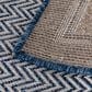 Central Oriental New Zealand Dunedin 5"3" x 7"7" Cobalt Area Rug, , large