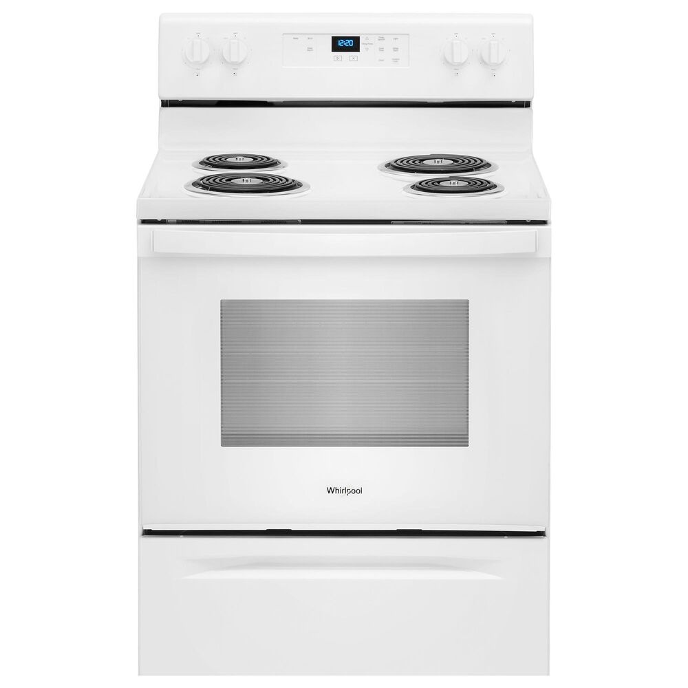 Whirlpool 4.8 Cu. Ft. Freestanding Electric Range with Keep Warm in White, , large