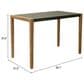 Zuo Modern Kata Counter Height Dining Table in Natural and Gray - Table Only, , large