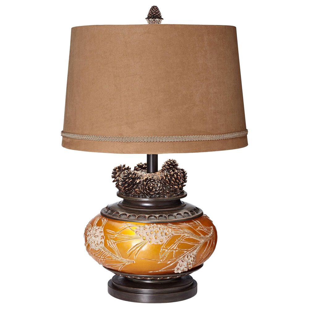 Pacific Coast Lighting Pine Peak Table Lamp in Etruscan Gold, , large
