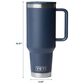 YETI Rambler 40 Oz Travel Straw Mug in Ridgeline, , large