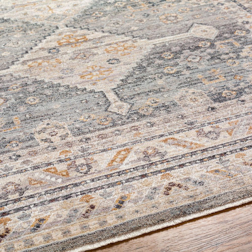Surya Aida 2&#39;7&quot; x 4&#39;11&quot; Medium Gray, Gray, Beige, Charcoal and Tan Area Rug, , large